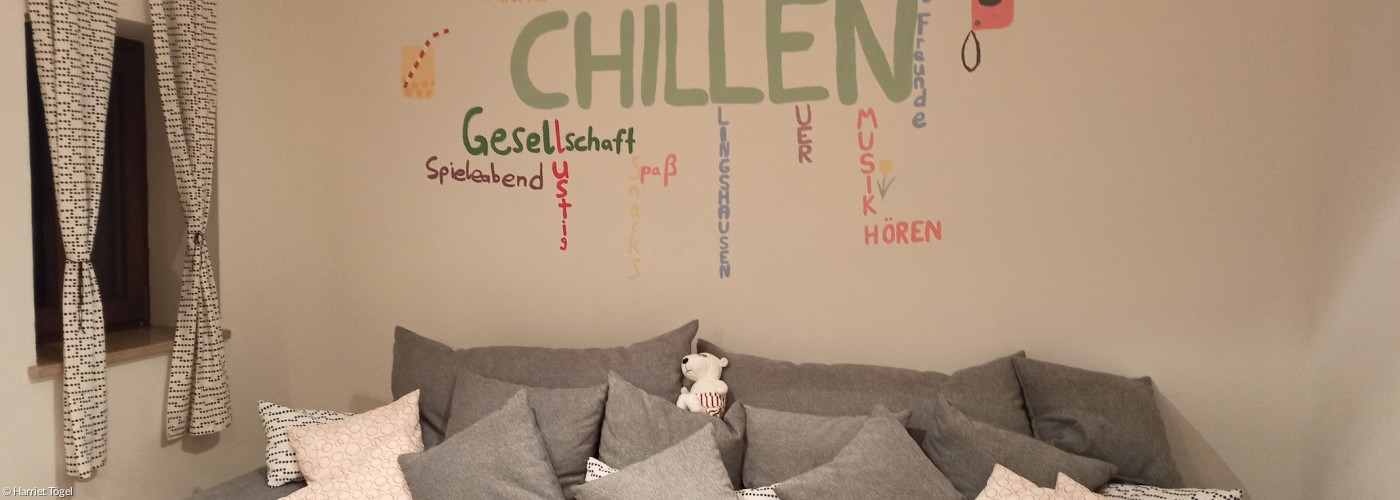 Neu gestalteter Jugendraum