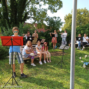 Musik bei der Konfi-Vorstellung